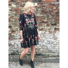 Floral Embroidered Straight Dressdress