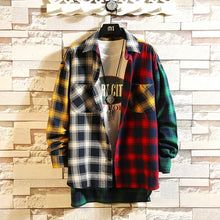 Colorful Lattice Long Sleeves