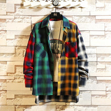Colorful Lattice Long Sleeves