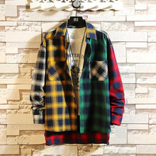 Colorful Lattice Long Sleeves