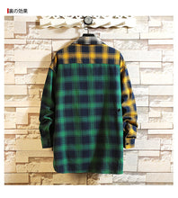 Colorful Lattice Long Sleeves