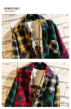 Colorful Lattice Long Sleeves