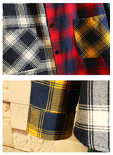 Colorful Lattice Long Sleeves