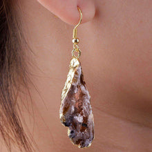 Geode Druzy Dangle Earrings -  Free People - Bohochic - Music Festival