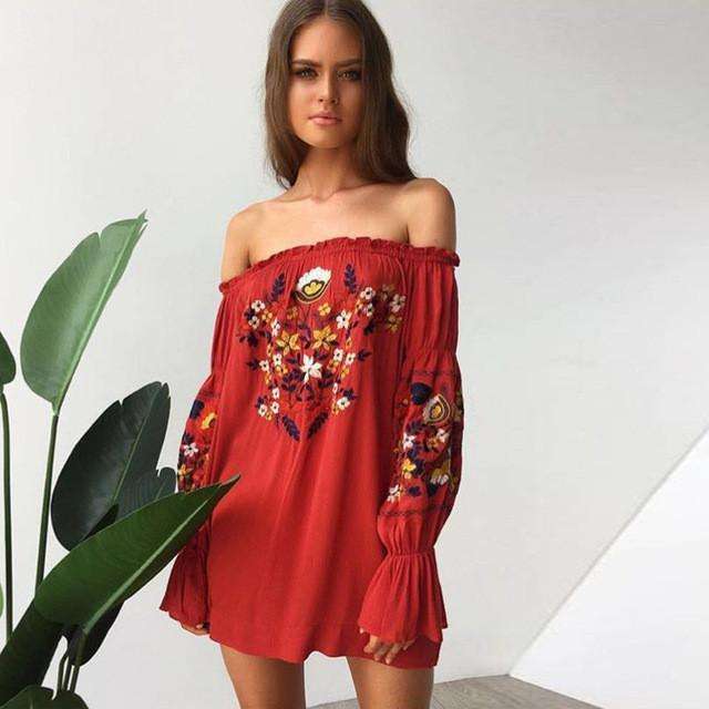Sunflower Embroidered Dress free people boho chic | Everything Bohemian | Mindful Bohemian Shop Sunflower Embroidered Dress free people boho chic | Everything Bohemian | Mindful Bohemian Shop