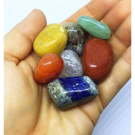 Chakra Stone Set with 7 Crystals - Smudge Gift Kitcrystal