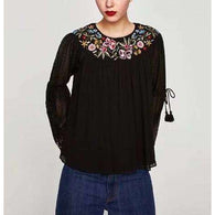 Forest Lace Flowy Toptop