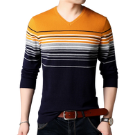 Homme Multi-Striped Pullover
