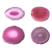 Naturally-dyed Agate Geodes Coaster,accessories,[product_vender],Mindful Bohemian