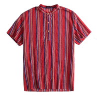Striped Men's Casual Top