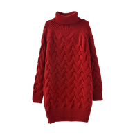Turtleneck Knitted Pullover