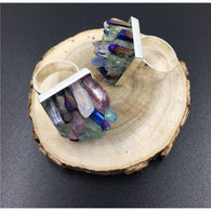 Crystal Quartz Rainbow Ring -  Free People - Bohochic - Music Festival