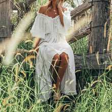 Classic Summer Boho White Dress