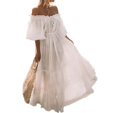 Classic Summer Boho White Dress
