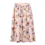Lace-up Floral Skirt