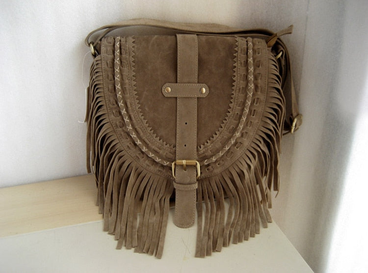 Vintage Fringe Gypsy Bag