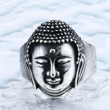 Stainless Steel Buddha Ring - Mindful Bohemian