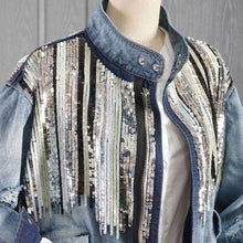 Sequin 70s Denim Jacket,jacket,[product_vender],Mindful Bohemian