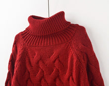 Turtleneck Knitted Pullover