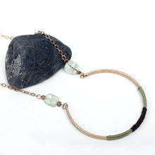 Handmade Natural Stone Threaded Necklace -  Free People - Bohochic - Music Festival