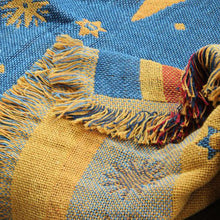 Pure Cotton Knitted Ethnic Vintage Blanket