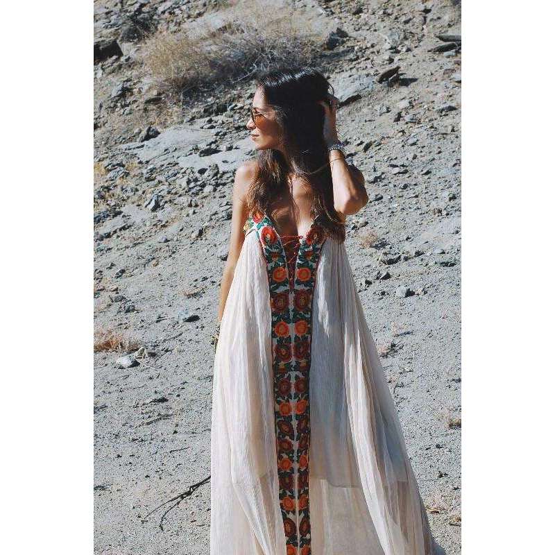 Embroidered Womens Maxi free people boho chic | Everything Bohemian | Mindful Bohemian Shop Embroidered Womens Maxi free people boho chic | Everything Bohemian | Mindful Bohemian Shop