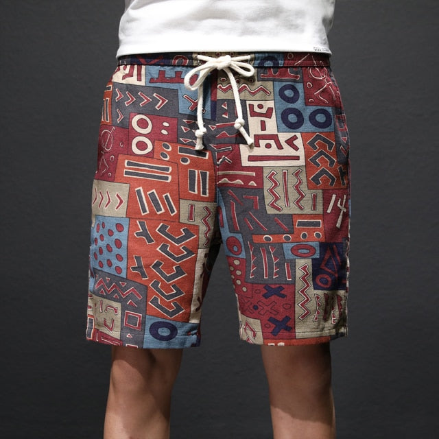 Ethnic Printed Men Shorts