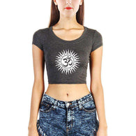 Om Crop Top,tshirt,[product_vender],Mindful Bohemian