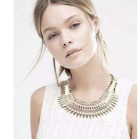 Bohemian Feathered Choker -  Free People - Bohochic - Music Festival