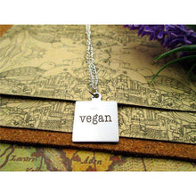 Stainless Steel Vegan Necklace,necklace,Mindful Bohemian,Mindful Bohemian
