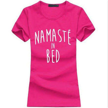 Namaste in Bed Tshirt - Mindful Bohemian
