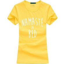 Namaste in Bed Tshirt - Mindful Bohemian