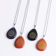 Engraved Stone Chakras -  Free People - Bohochic - Music Festival