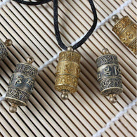 Tibetan Brass Gilding Gawu Box Pendant,Mindful,[product_vender],Mindful Bohemian