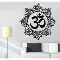 OM Mandala Wall Decal - Mindful Bohemian