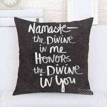 Namaste Throw Pillow - Mindful Bohemian