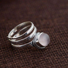 Thai Sterling Silver Moonstone Ring,ring,[product_vender],Mindful Bohemian