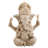 SUNYIK Sandstone Ganesha God of Success Statue,Hindu Elephant Hand Carved Sculpture Figurine,,[product_vender],Mindful Bohemian