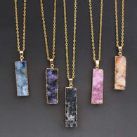 Colorful Druzy Pendants -  Free People - Bohochic - Music Festival