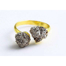 Gold Plated Druzy -  Free People - Bohochic - Music Festival