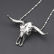 Stainless Steel Bull Head Necklace,necklace,Mindful Bohemian,Mindful Bohemian