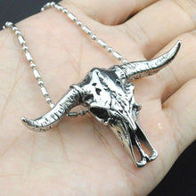 Stainless Steel Bull Head Necklace,necklace,[product_vender],Mindful Bohemian