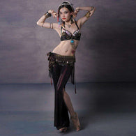 Handmade Complete Belly Dancing Bohemian Outfit -  Free People - Bohochic - Music Festival