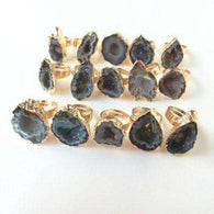 High Vibration Druzy Ring -  Free People - Bohochic - Music Festival