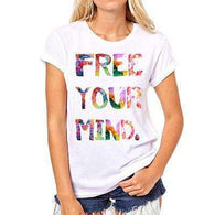 FREE YOUR MIND Tshirt -  Free People - Bohochic - Music Festival