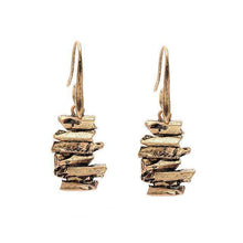 Stack Golden Stone Dangle Earringsearrings