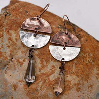 Half Moon Crystal Earrings -  Free People - Bohochic - Music Festival