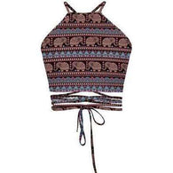 Elephant Digital Crop Top -  Free People - Bohochic - Music Festival