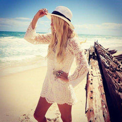 Bell Sleeve Lace Mini -  Free People - Bohochic - Music Festival