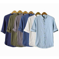 Mens Ancient Linen Shirt - Mindful Bohemian